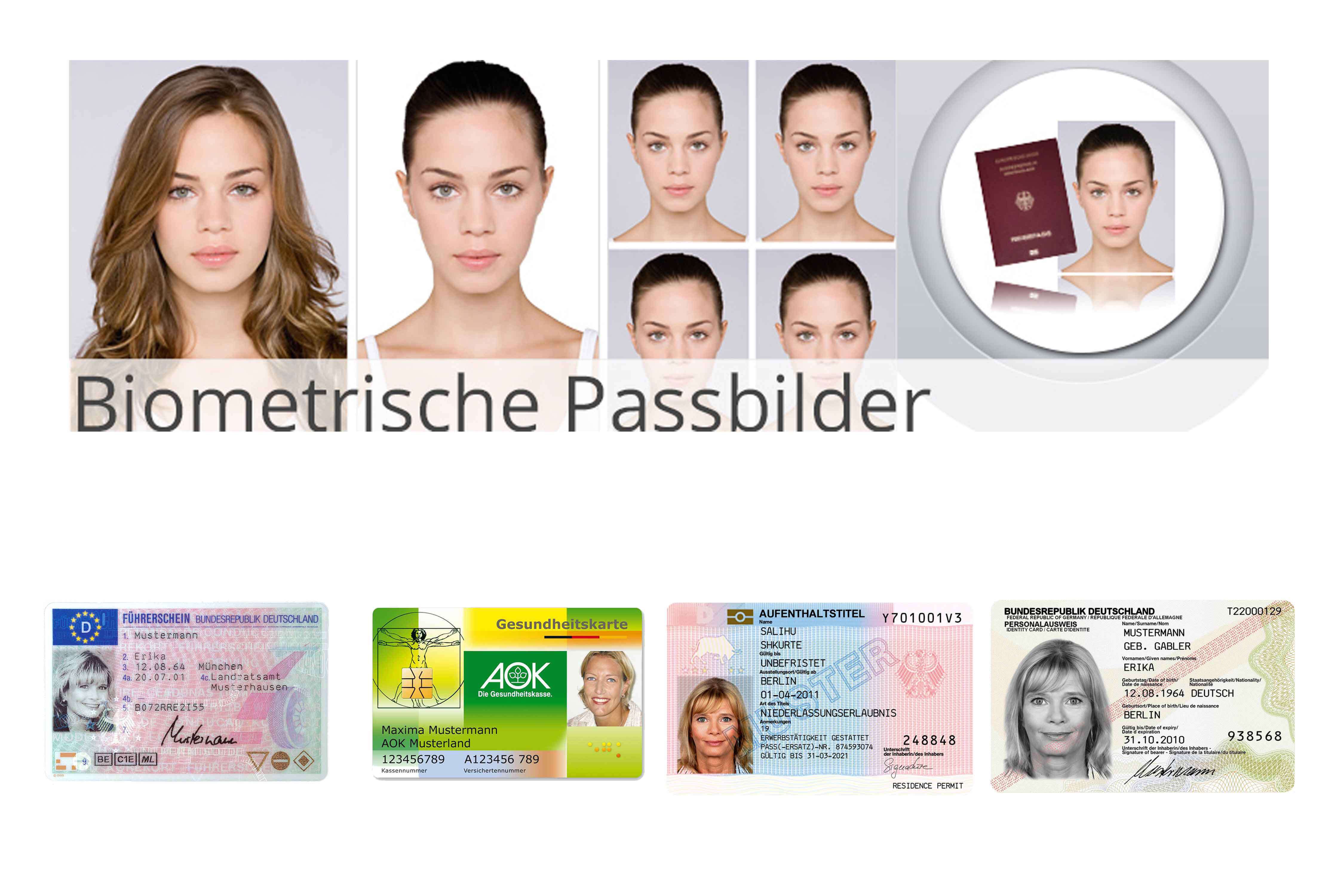 Biometrische Passbilder